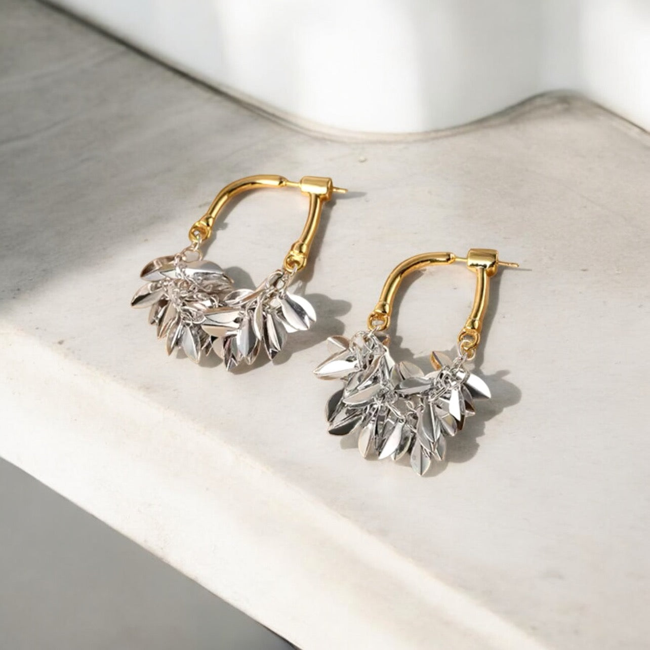 Cluster metal leaves (gold plated)
