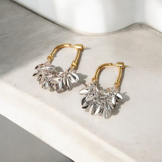 Cluster metal leaves (gold plated)